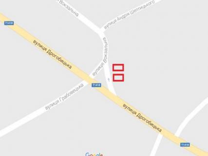 Billboard A in Stry, 3x6  st. Drogobic'ka, povorot na likarnu scheme