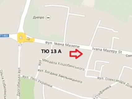 Billboard A in Truskavets, 3x6  st. Mazepi, navproti rajviddilu scheme