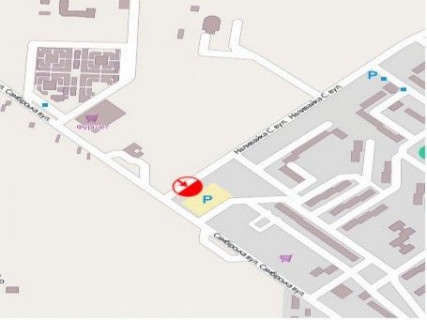 Billboard A in Drogobich вул Самбірська, автостоянка, в"зд в місто scheme