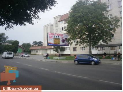 Billboard A in Stry, 3x6  st.Sevcenka, 145 (bila magazinu VINKOM) Photo 1