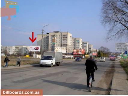 Billboard A in Drogobich, 3x6  st. Sambirs'ka, avtostoanka, v"zd v misto Photo 1