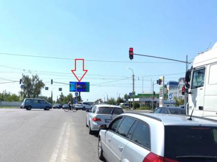 Video Billboard A in Lutsk, 3х6  Дубнівська-Глушець_польське консульство_з центру - 564480 Photo 1