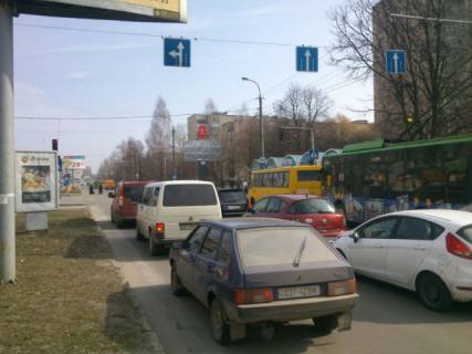 Billboard A in Lutsk, 3х6  Sobornosti/Voiniv-Internacionalistiv_s.m.Salut Photo 1