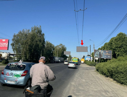 Billboard A in Lutsk, 3х6  Rivnens'ka_AZS MOTO_navproti Mitnici Photo 1
