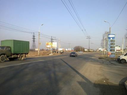 Billboard B in Lutsk, 3х6  Rivnens'ka/Okruzna_kil'ce bila Epicentru_viizd z mista Photo 1