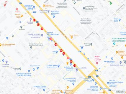 Citylight A in Chernihiv, 1,2х1,8  prospekt Mira, 40, 1-a skola (storona A) scheme