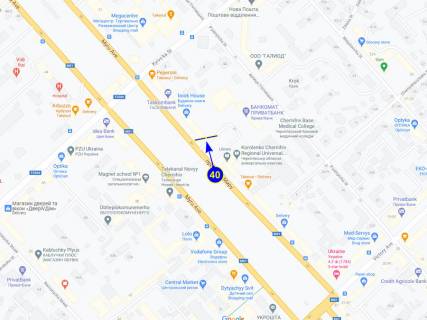 Billboard A in Chernihiv po Mira 45 oblastnaa rada (gran' 1) scheme