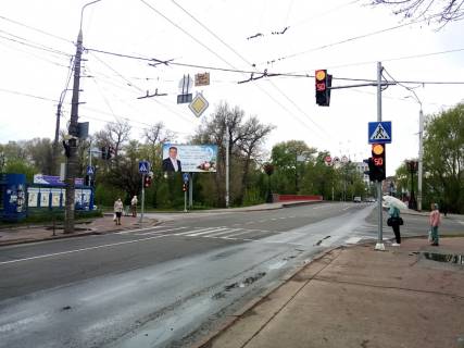 Billboard B in Chernihiv st. Sevcenko, 37 (krasnyj most) (storona B) Photo 1