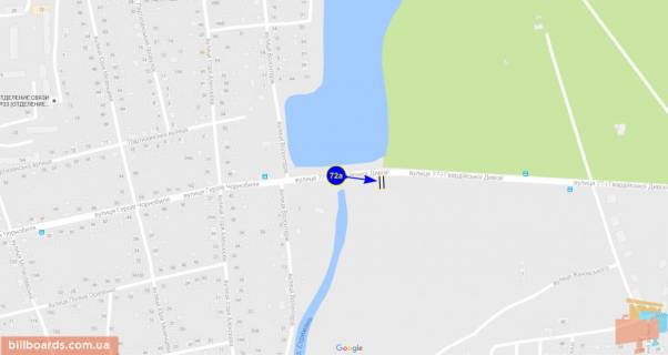 Billboard A in Chernihiv Boevaa st., elovsina scheme