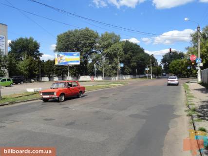 Billboard B in Chernihiv Odincova st. / st. Kol'cevaa, v storonu st. Odincova Photo 1