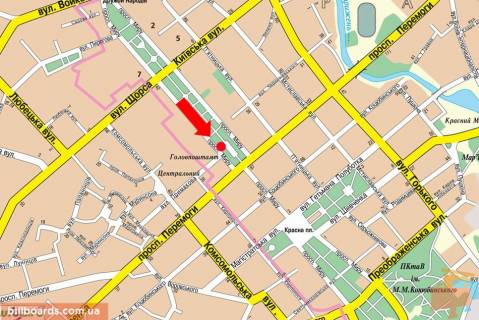 Citylight A in Chernihiv Mira av., 38, mag Evrotop scheme