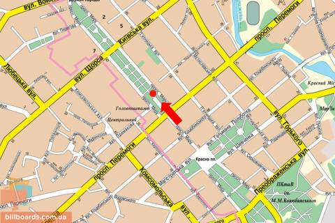 Citylight A in Chernihiv Mira av., 45, Dom knigi scheme