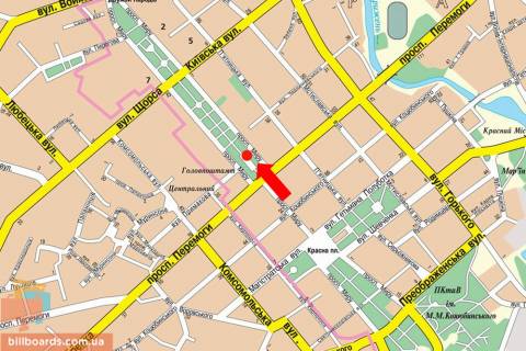 Citylight A in Chernihiv Mira av., 41, Oblastnoj sovet scheme