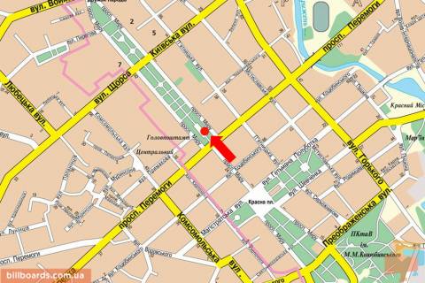 Citylight A in Chernihiv Mira av., 35, mag Fokstrot scheme