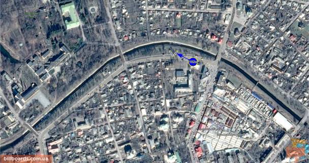 Billboard A in Nizhin Nabereznaa st., 11b scheme