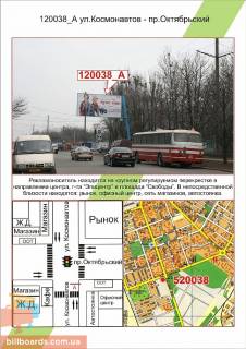Billboard  in Mykolaiv   st. Kosmonavtiv - av.Zovtnevij  Photo 1