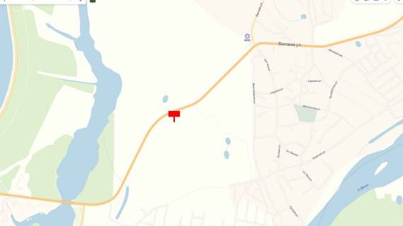 Billboard B in Kiev roads avtomobil'na doroga R-69 <<Kiiv-Visgorod-Desna-Cernigiv>>,1050m. pisla povorotu na masiv <<Mizricca>>, pravoruc, u napramku z m. Visgoroda scheme