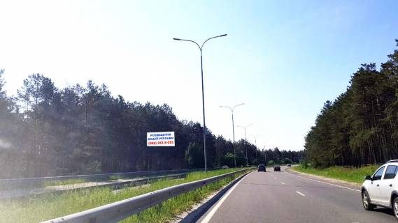 Billboard B in Vishgorod, 6x3  Trassa R-69, 350 m. ot doroznogo znaka "Vysgorod" v napravlenii trassy R-02 (s. Novye Petrovcy) Photo 1