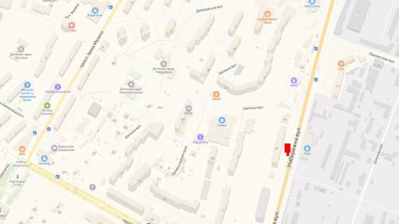 Citylight A in Vishgorod Vst. Naberezna, 106 metriv pisla povorotu z st. Skil'ni na st. Naberezna u bik m. Kieva, pravoruc (naproti budinku ZK <<Beregina>>, st. Naberezna, 6-G) scheme