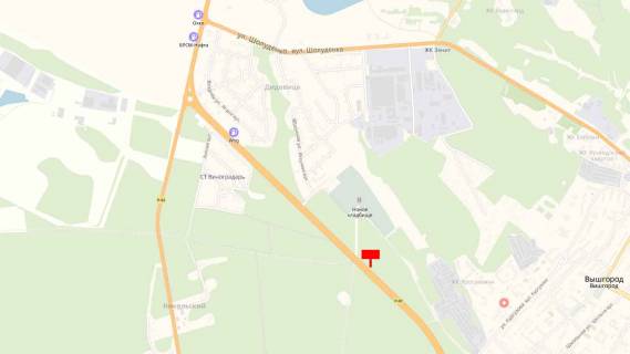 Billboard A in Vishgorod, 6x3  Trassa R-69, 900 m. ot doroznogo znaka "Vysgorod" v napravlenii trassy R-02 (s. Novye Petrovcy) scheme