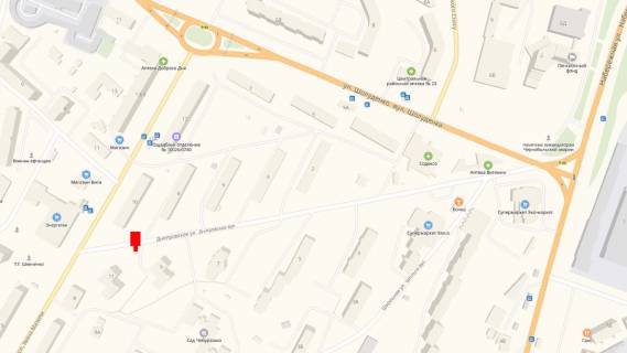 Citylight A in Vishgorod Вул. Дніпровська, 85 м. після повороту з пр-ту Мазепи на вул. Дніпровську, праворуч scheme