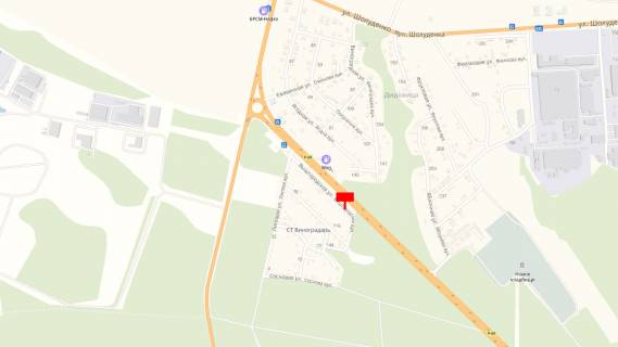 Billboard A in Vishgorod, 6x3  550 m. pisla povorotu z avtomobil'nou dorogi R-02 "Kiiv-Ivankiv-Ovruc" na avtomobil'nu dorogu R-69 "Kiiv-Visgorod-Desna-Cernigiv", u napramku st. Bogatirs'kij, m. Kiiv, pravoruc scheme