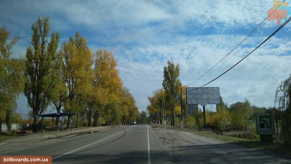 Billboard A in Vishgorod, 6x3  st. Soludenka, 50 m. pisla avtobusnoi zupinki "Karat",pravoruc, napramok u m. Visgorod z avtomobil'noi dorogi R-02 "Kiiv-Ivankiv-Ovruc"   Photo 1