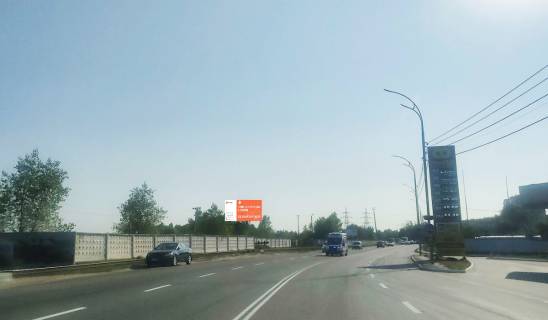 Billboard B in Vishgorod, 6x3  st. Naberezna, 450 m. pisla dorozn'ogo znaku "Visgorod" (stela), u napramku do centru Visgoroda, pravoruc Photo 1