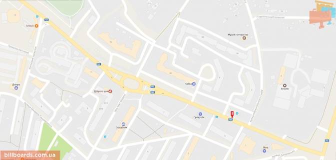 Citylight B in Vishgorod Ostanovka "St. Soludenko" scheme