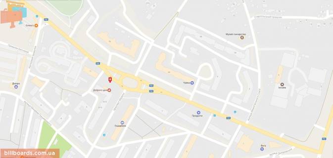 Citylight B in Vishgorod St. Soludenko, 40 m. do povorota na pr-t Mazepy scheme