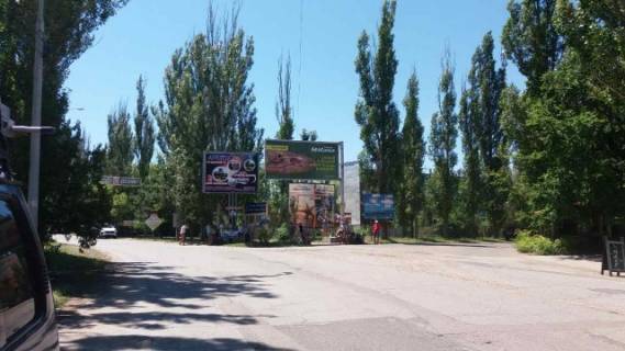 Billboard A in Kobleve, 6х3  Peresecenie St.Morskoj i Perlova (topol) Photo 1