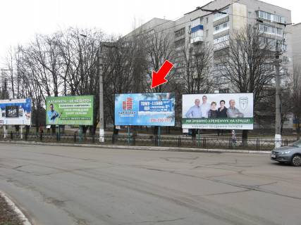 Billboard A in Kremenchuk, 3х6  av. Lesi Ukrainki - av. Poltavs'kij 5,8h3 m. Photo 1