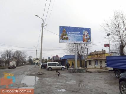 Billboard A in Samar (Novomoskovsk), 3x6  Povorot s st.Spasskoj na st.Suckova Photo 1