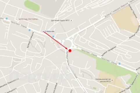 Billboard A in Ternopil, 3х6  Zluki p-kt  scheme