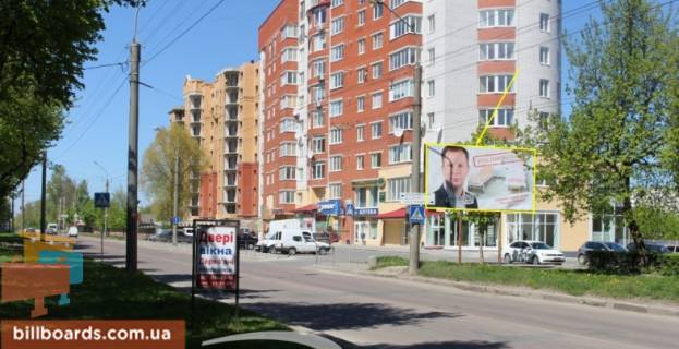 Billboard A in Ternopil, 3х6  Kiivs'ka Photo 1