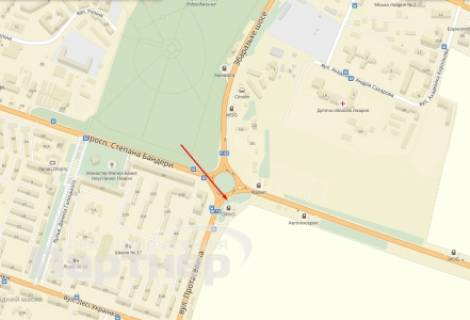 Billboard A in Ternopil, 3х6  Protasevica scheme