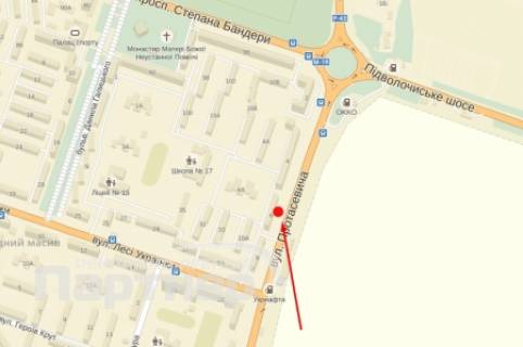 Billboard B in Ternopil, 3х6  Protasevica scheme