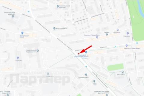 Billboard B in Ternopil, 3х6  Vinnicenka scheme