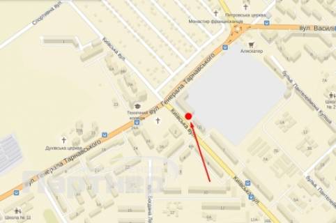 Billboard A in Ternopil, 3х6  Kiivs'ka scheme