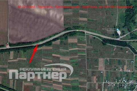 Billboard B in Ternopil  trasa Ternopil'-Hmel'nic'kij scheme