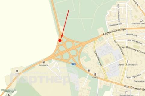 Billboard B in Ternopil, 3х6  Ob'izna scheme