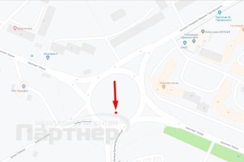 Billboard B in Ternopil, 3х6  Zluki p-kt scheme