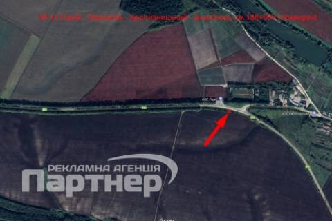 Billboard A in Ternopil  trasa Ternopil'-Hmel'nic'kij scheme