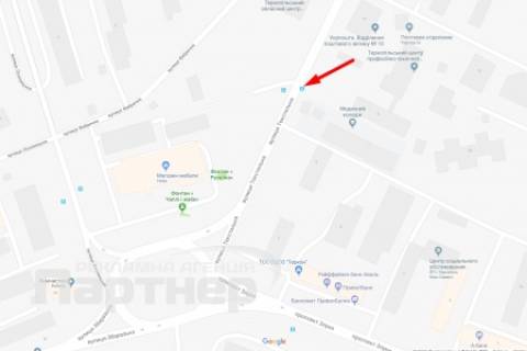 Billboard A in Ternopil, 3х6  Tekstil'na scheme