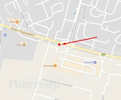 Billboard A in Ternopil, 3х6  S. Budnogo scheme