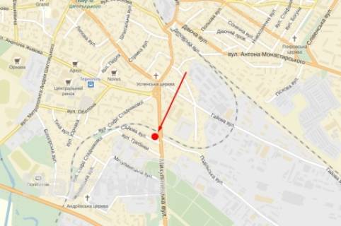 Billboard A in Ternopil, 3х6  Mikulinec'ka scheme