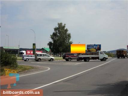 Billboard B in Beregovo st.Gagarina, transp.kil'ce, AZS OKKO, viizd na  m.Mukacevo, napram.-s.Barvinok,s.Baraninci Photo 1