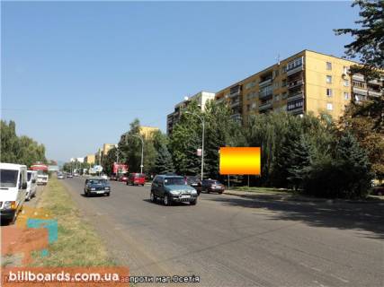 Billboard A in Beregovo st.Minajs'ka 27 (navproti mag.Osetia), napram-av.Svobodi Photo 1