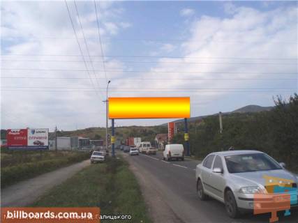 Billboard A in Mukachevo st.D.Galic'kogo (obmezuvac ruhu visogogabaritiv), viizd z mista na trasu Kiiv-Cop, naav.-Uzgorod, L'viv Photo 1