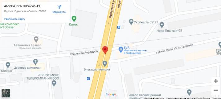 Prismatron, Prism A in Odessa Marsala Zukova pr-t - TC"Ekspostroj" PRIZMA - 499566 scheme